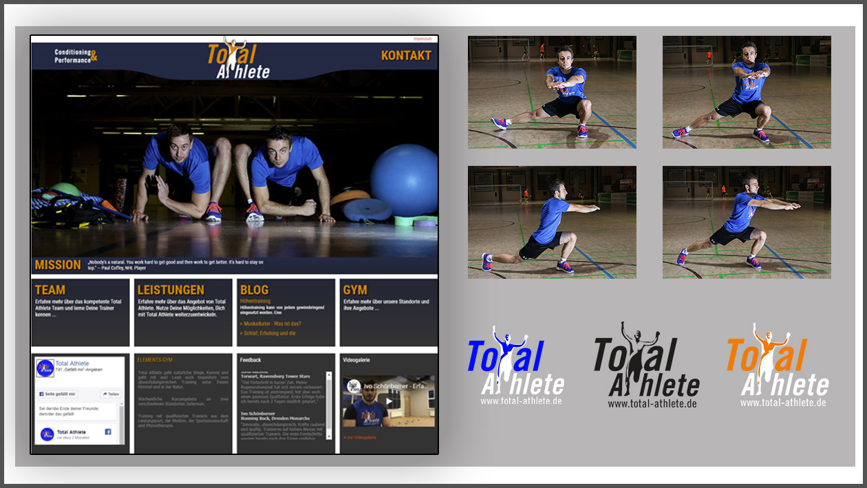 Webseite Total Athlete